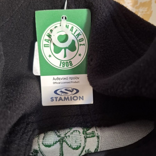 Jockey fleece Panathinaikos 1908 black, new, official licensed product