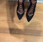 Kendall &Kylie suede pumps like new, black, size 40