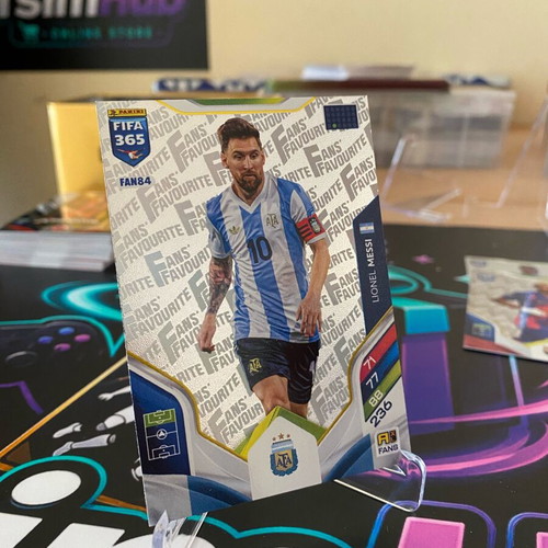 Lionel Messi Fan84 sticker card like new