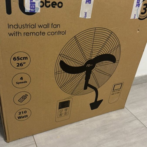 Industrial wall fan with remote control new