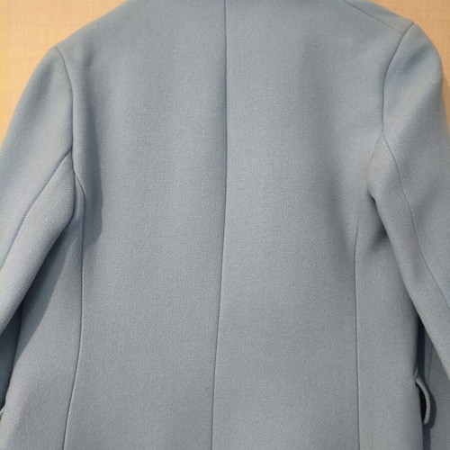 Zara ZW Collection wool coat medium, like new, light blue