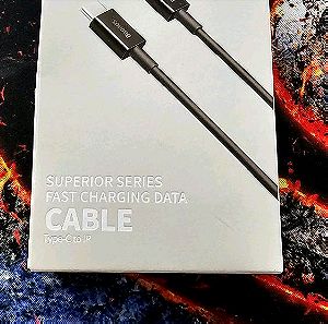 Baseus Superior USB-C to Lightning Cable 20W Μαύρο 2m (CATLYS-C01)