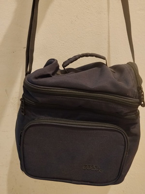 Polo Double Cooler insulated lunch bag, navy blue