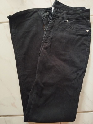 Flare black jeans pants H&M new, size 38