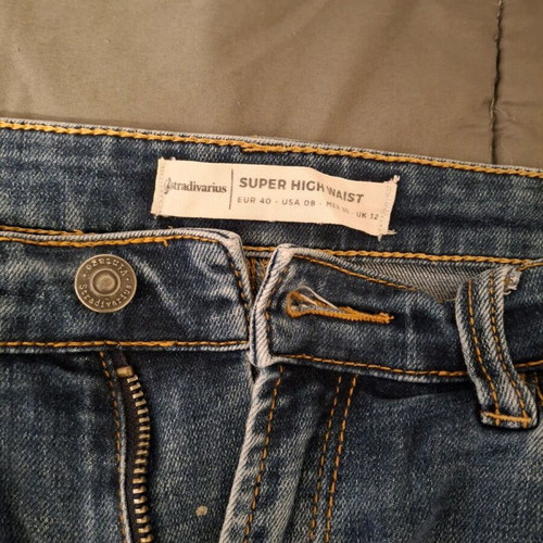 Jeans pants mid-rise, size L/40/12