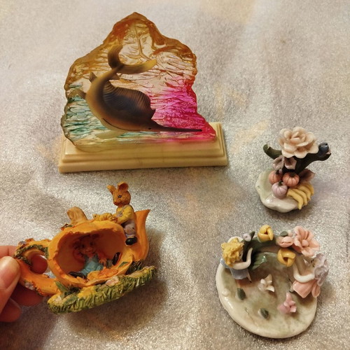 Vintage decorations used, pack of 16 small items