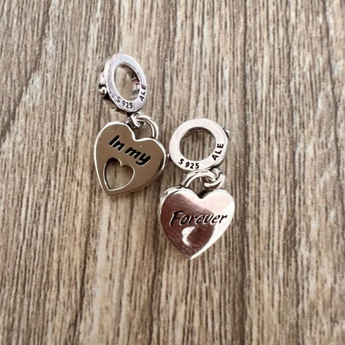 Pandora charm Daughter Mother silver like new