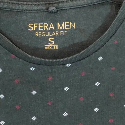 Μπλούζα SFERA MEN μεταχειρισμένη, μέγεθος S, πράσινη, 100% βαμβάκι