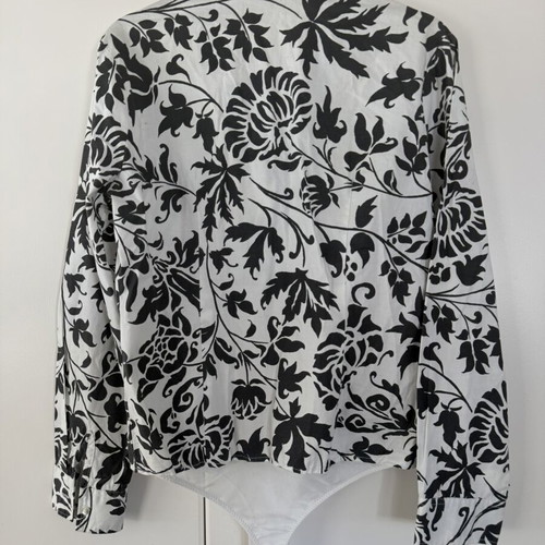 Naracamicie shirt bodysuit like new, black and white, size M