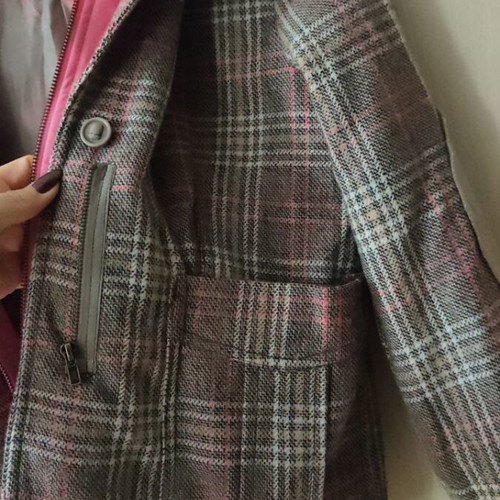 Wool Jacket with Lining and Cotton Hood Sprint like new