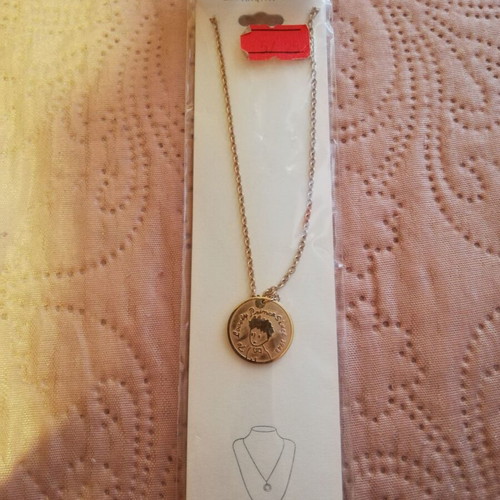 The Little Prince Necklace Gold Stainless Steel New