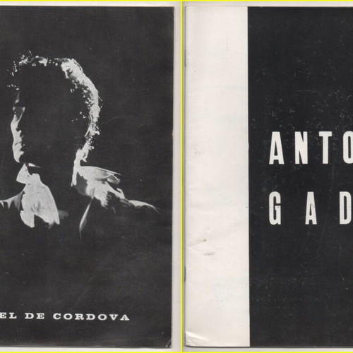 Programs of Flamenco and Spanish Dance Performances from the 1970s, used