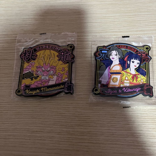 One Piece coaster set of 2 plastic
