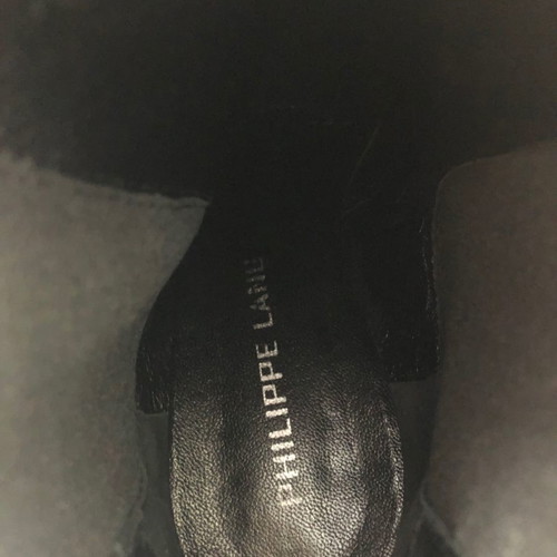 Philippe Lang leather ankle boots size 40, like new, black