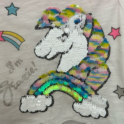 Cotton dress used with unicorn, size 2, 92 cm