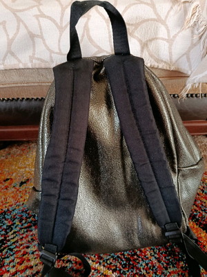 City backbag used, black backpack