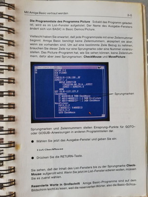 Manual Commodore Amiga Basic book used, in German