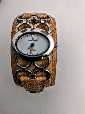 Women's bracelet watch like new, brown
