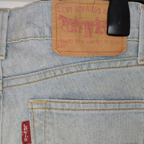Levi's jean bermuda shorts used, low waist, denim shorts