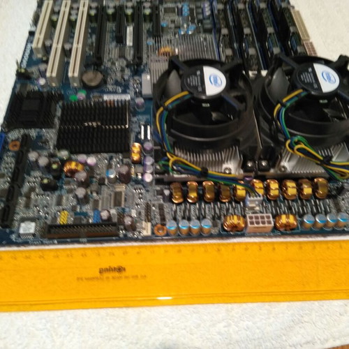 Lenovo D10 Server Motherboard dual socket LGA771 used with CPU and RAM