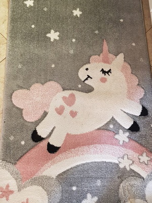 Unicorn rug Bonita like new, 150×80 cm for girls