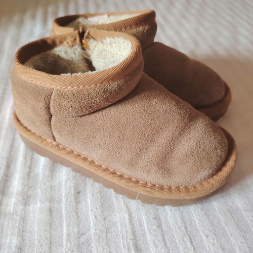 Children's winter boots, beige, size 28