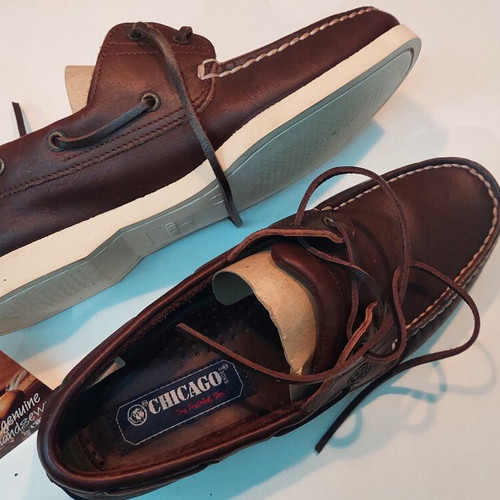 Chicago Casual Shoes size 42 new, brown boat style