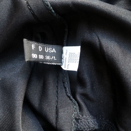 Bacirubati Mini Black Slip Dress with Floral Embroidery like new