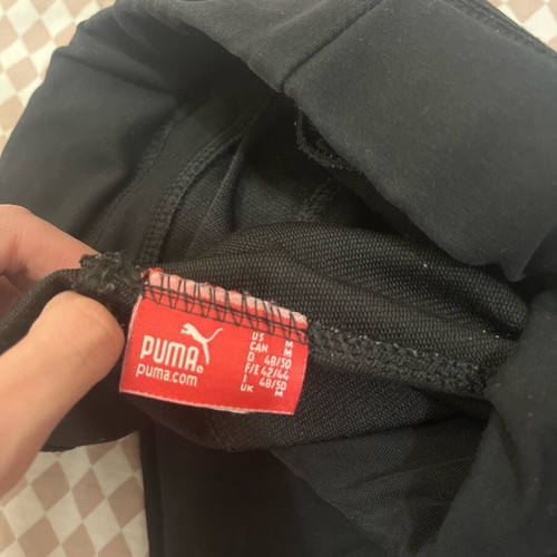 Puma black tracksuit like new with blue details size M