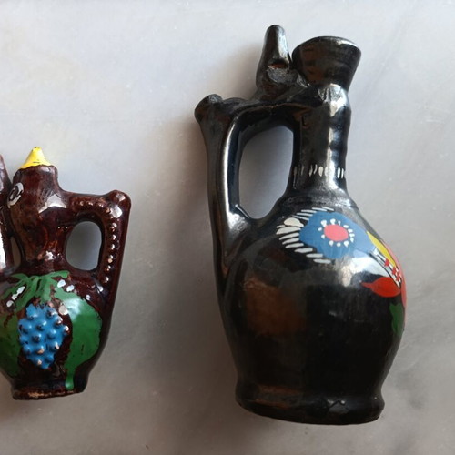 Traditional clay water whistles lalitses