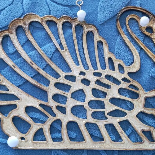 Silver-plated Trivet base new, dimensions 25x18
