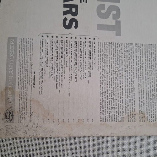 Twist With The Stars LP used, rock