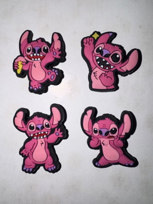 Σετ 4 σαν καινούργια Crocs charms Lilo and Stitch