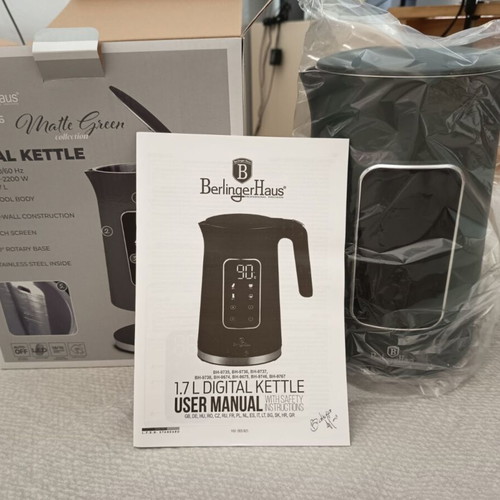 Berlinger Electric Kettle 2200 Watt 1.7L New