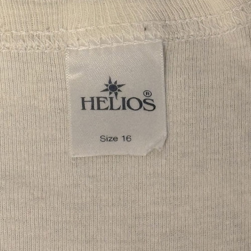 Helios white tank top like new, size M for 16 years old