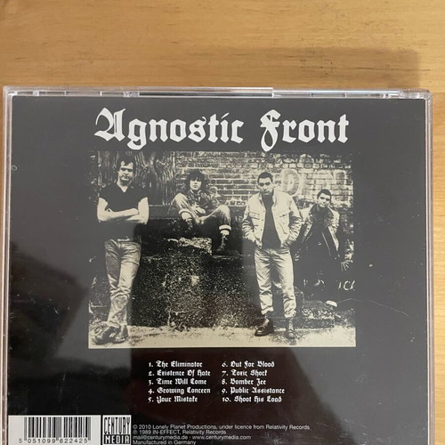 Agnostic Front Cause For Alarm CD used