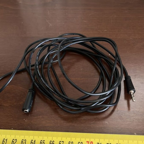 HAMA 3.5mm Jack Cable like new, male to female, 3.1m