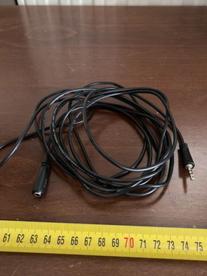 HAMA 3.5mm Jack Cable like new, male to female, 3.1m