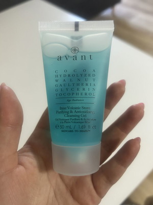 Avant Blue Volcanic Stone Purifying & Antioxidising Cleansing Gel new