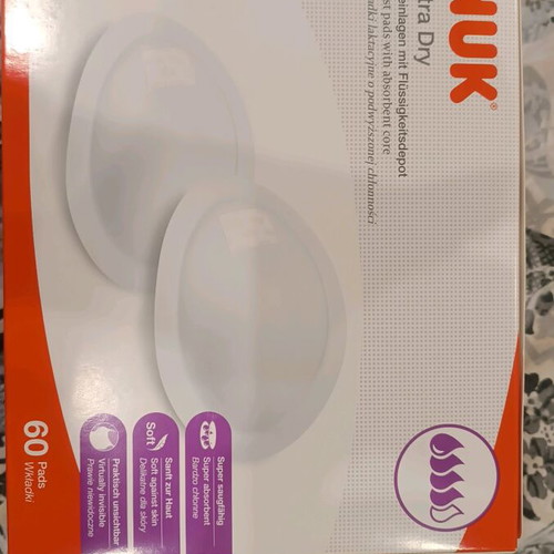 Breast pads and nipple cream like new