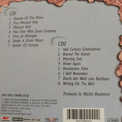 Blackmore's Night Past Times With Good Company 2xCD used