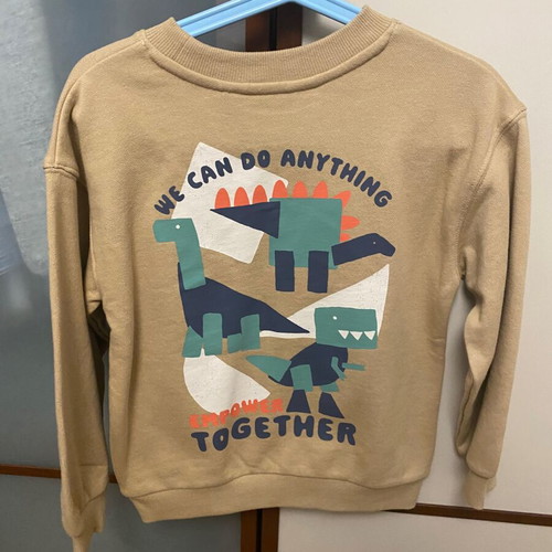 H&M Kids Sweatshirt New Beige Size 122