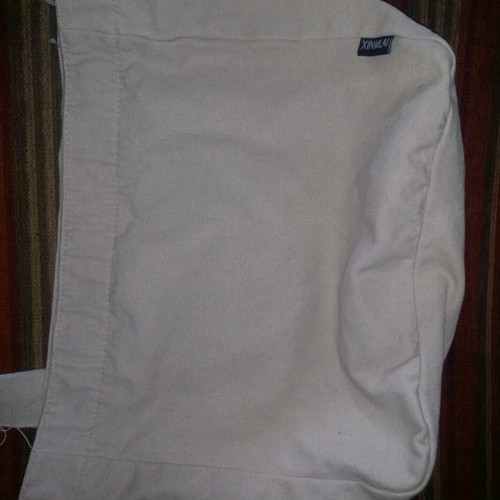 Fabric shoulder or crossbody bag like new, beige