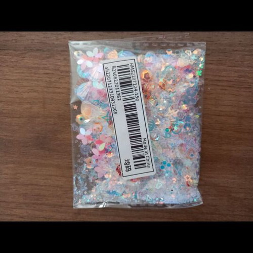 Confetti new in various designs for decoration