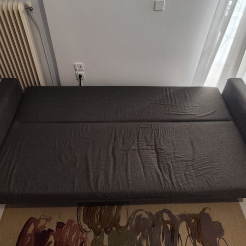Bed with storage and mattress used, sofa beds with storage