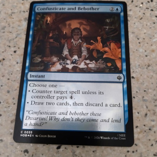 Magic the Gathering Confusticate and Bebother foil κάρτα καινούργιο