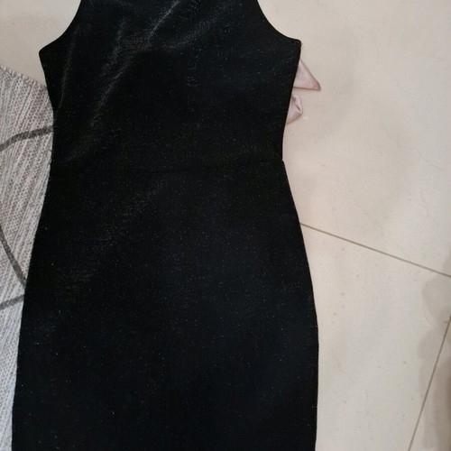 Dress with rhinestones black, like new, size S by Tally Weijl