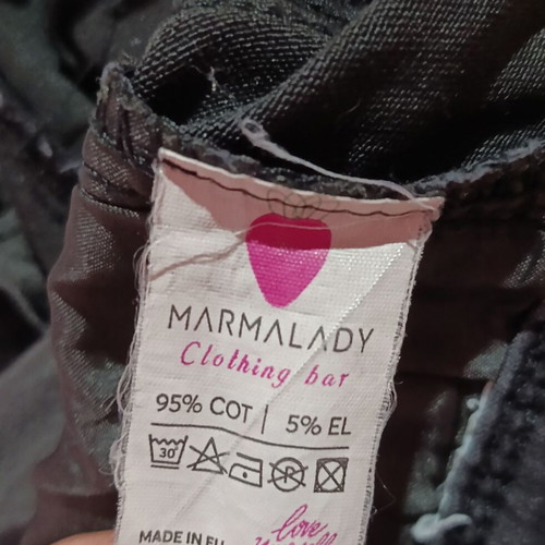 Marmalady skinny jeans, size S, black faded to grey