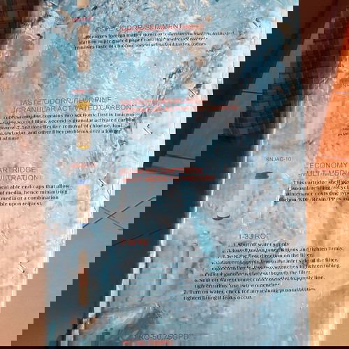 Φίλτρο νερού αντίστροφης όσμωσης 5 σταδίων νέο