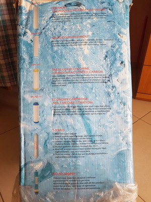 Φίλτρο νερού αντίστροφης όσμωσης 5 σταδίων νέο